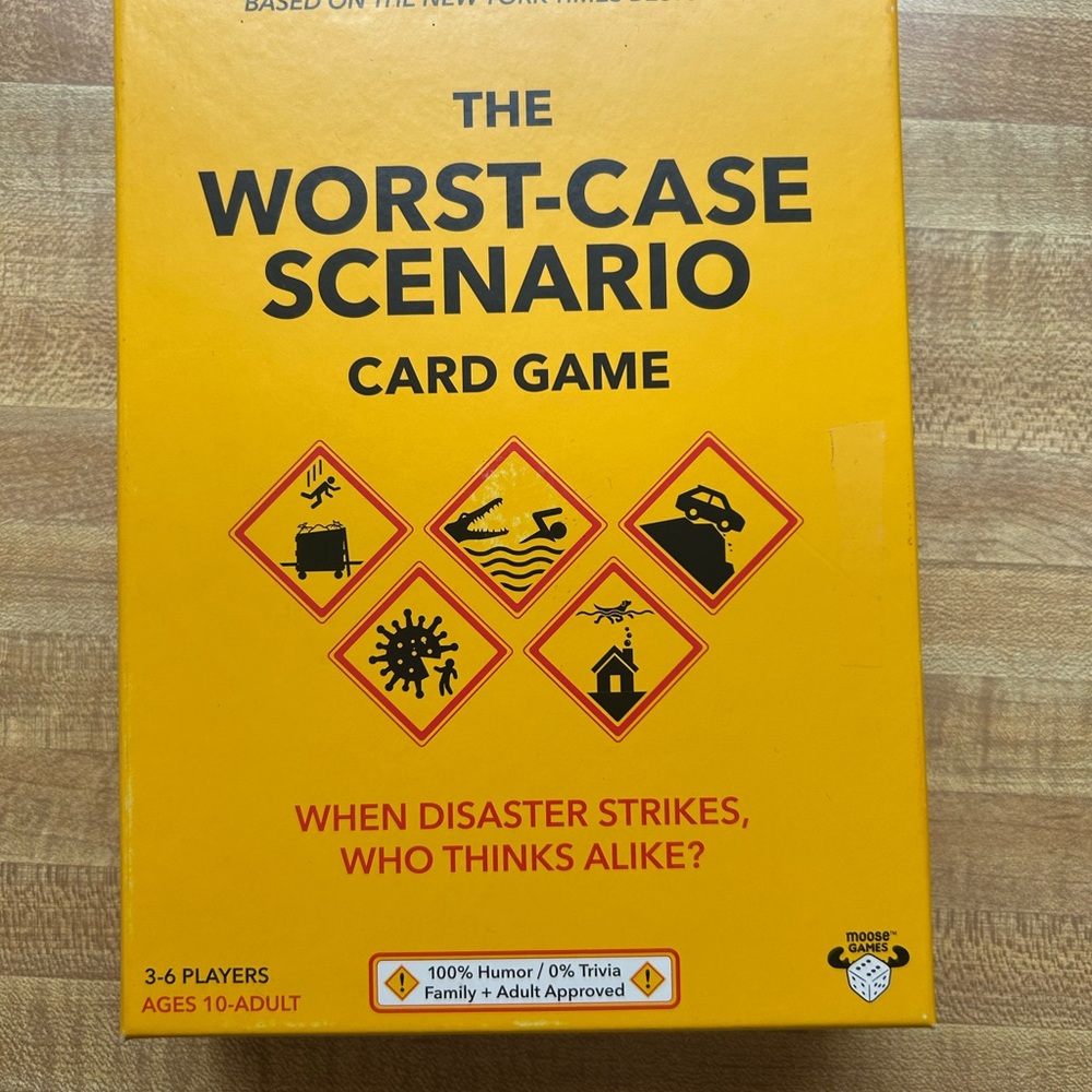 Worst-Case Scenario Card Game - Bright Yellow
